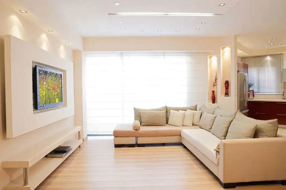 Jak stworzyć efektowną zabudowę pod telewizor z karton gipsu