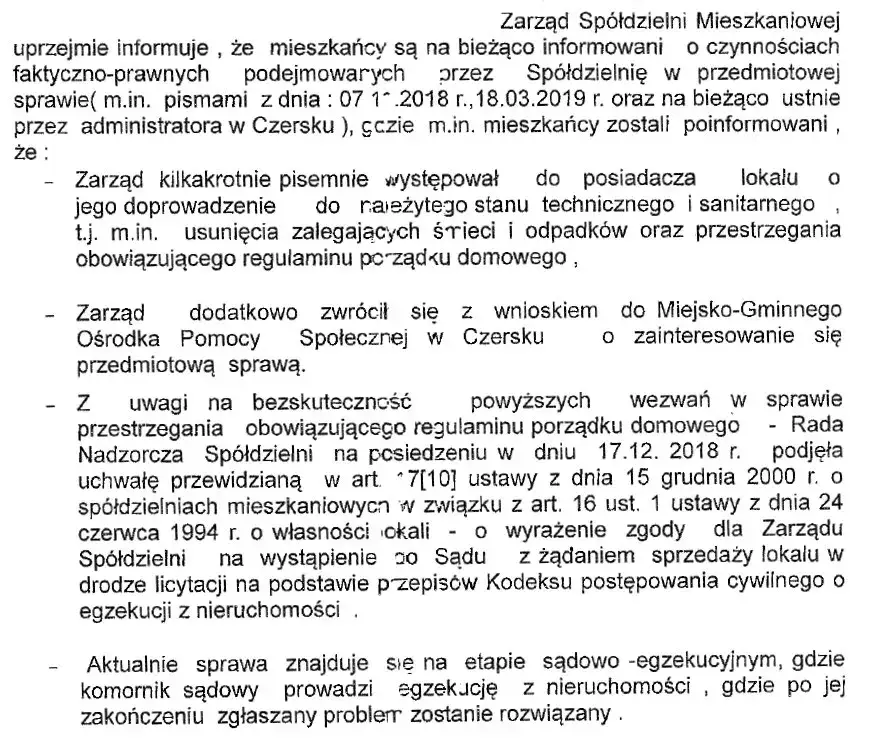Jak napisać pismo do spółdzielni mieszkaniowej, aby uniknąć problemów?