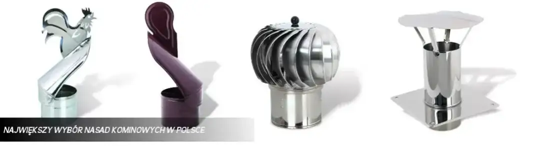 Nakładki na Komin - Osłony, Nasady na Kominy