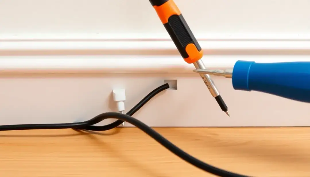 Jak schować kable w listwie przypodłogowej - uniknij bałaganu w domu