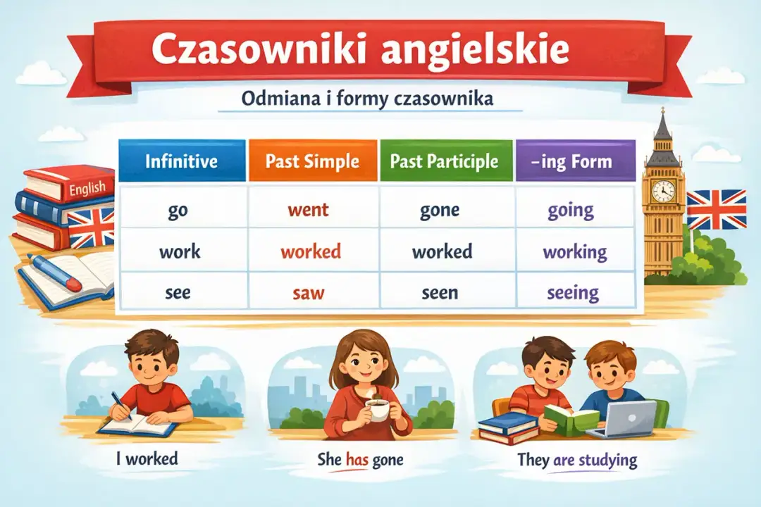 Najczęściej używane czasowniki angielskie - Jak ich używać bez błędów?