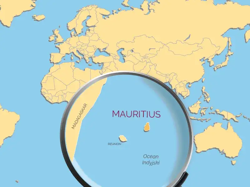 Gdzie leży wyspa Mauritius? Zobacz mapę i poznaj dokładne położenie