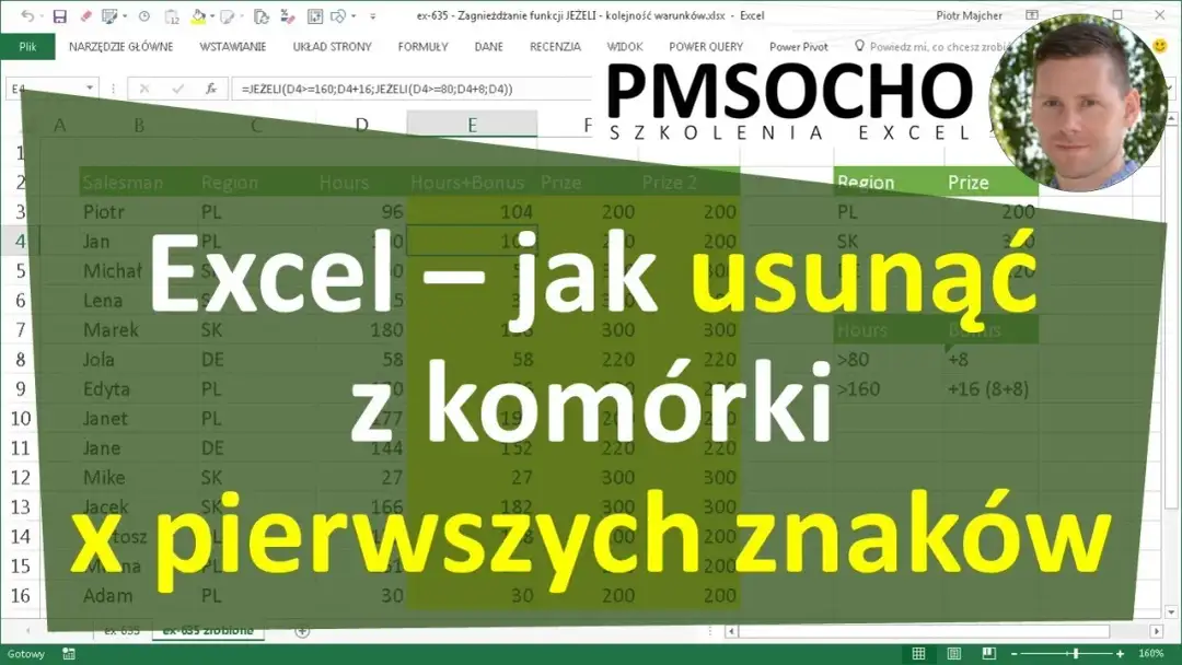Jak skutecznie usunąć część tekstu z komórki w Excelu bez problemów