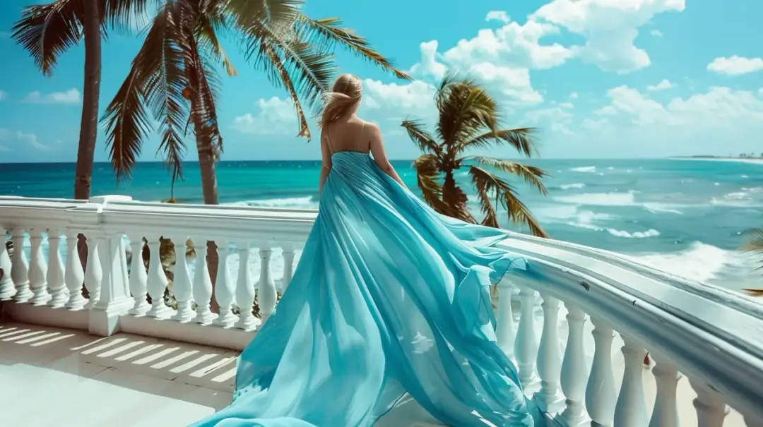 Błękitna sukienka maxi: Klucz do letniej elegancji? Sprawdzamy to!