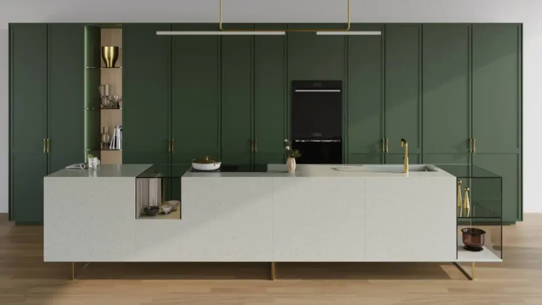 Konglomerat zielony: idealny wybór do nowoczesnych wnętrz i kuchni