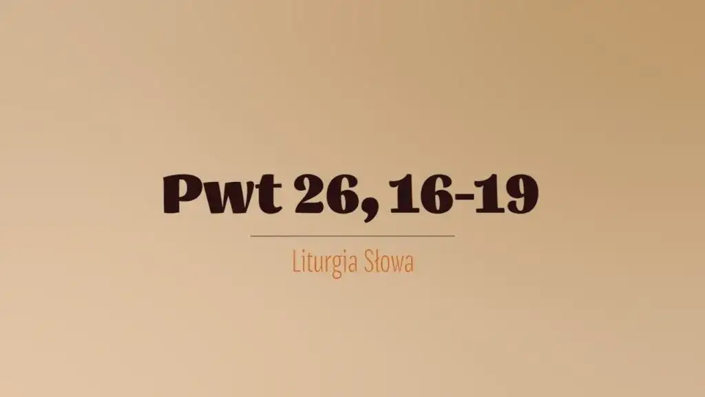 Kiedy jest pierwsze czytanie w kościele i dlaczego to ważne?