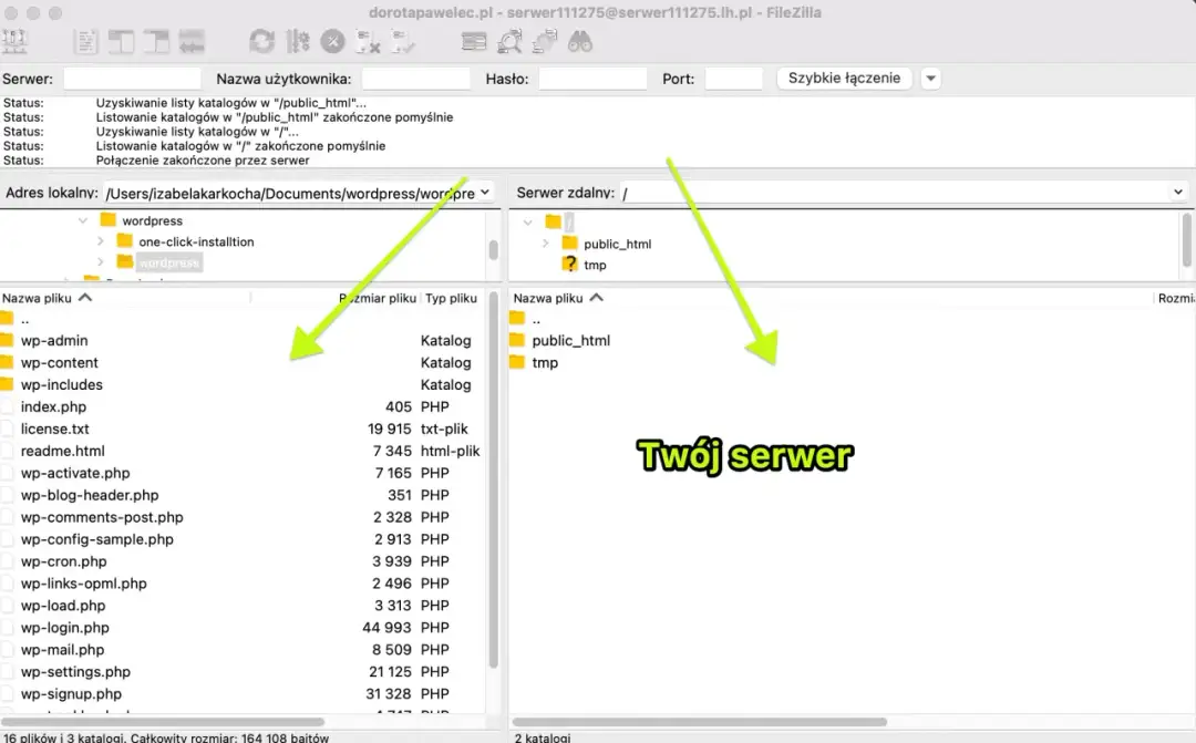 Jak zainstalować WordPress na serwerze - Pełna kontrola krok po kroku