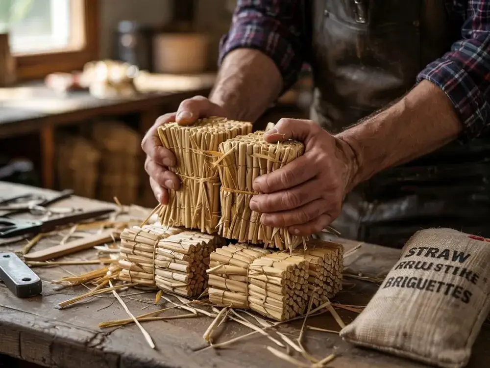 Jak zrobić brykiet ze słomy – prosty sposób na ekologiczną alternatywę