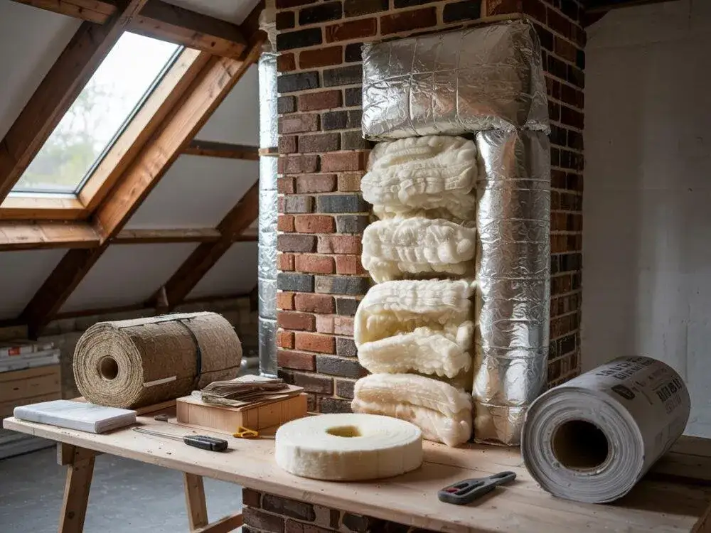 Jak skutecznie ocieplić komin na strychu i uniknąć problemów z wilgocią