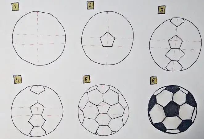 Jak narysować piłkę nożną – proste kroki, które musisz znać