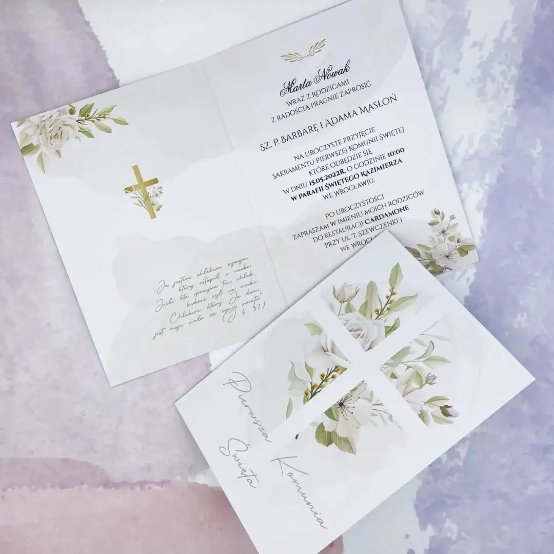 Jak zrobić zaproszenie na komunię - proste kroki i inspiracje