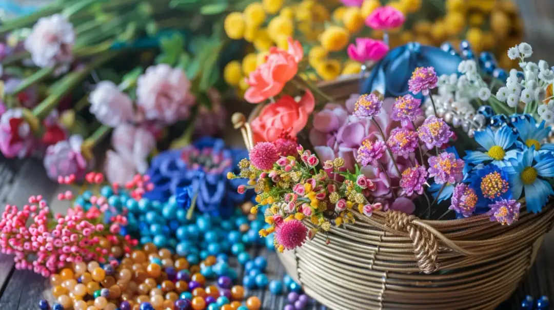 Ozdoby do wazonu i kwiatów: Jak udekorować bukiet?