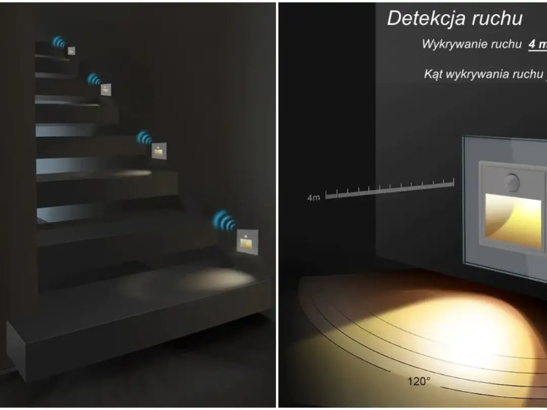 Jaki czujnik ruchu na schody - wybór, montaż i oszczędności