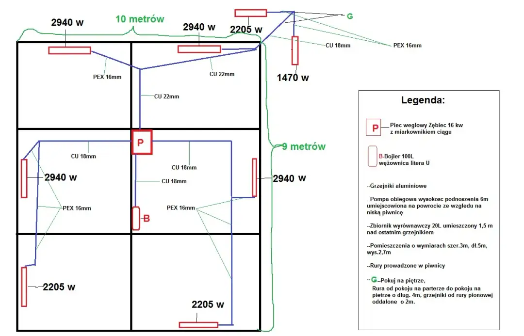PEX 16 mm czy 20 mm do grzejnika? Wybór średnicy krok po kroku