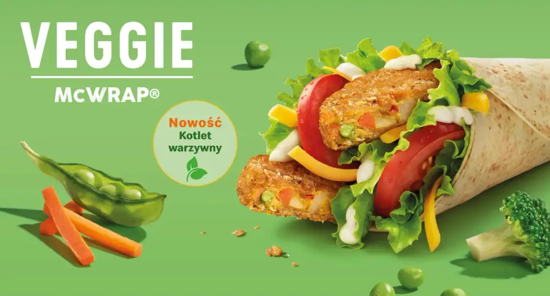 Veggie McWrap: Skład, Kalorie i Alergeny - Sprawdź!