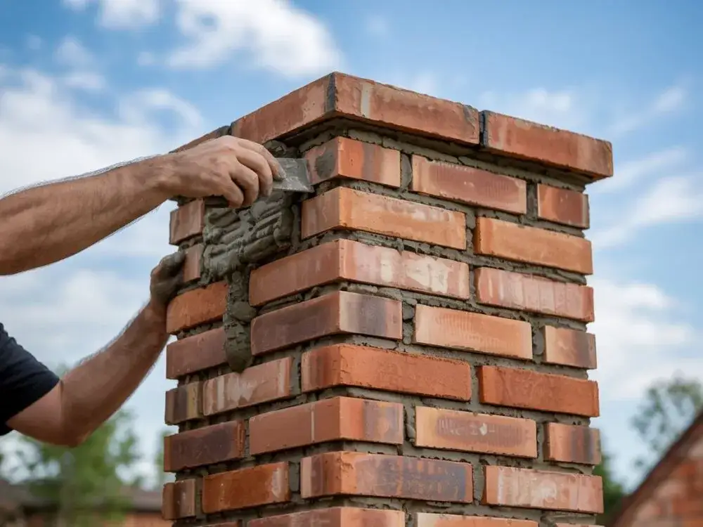Jaką zaprawę do komina z cegły wybrać, aby uniknąć problemów?