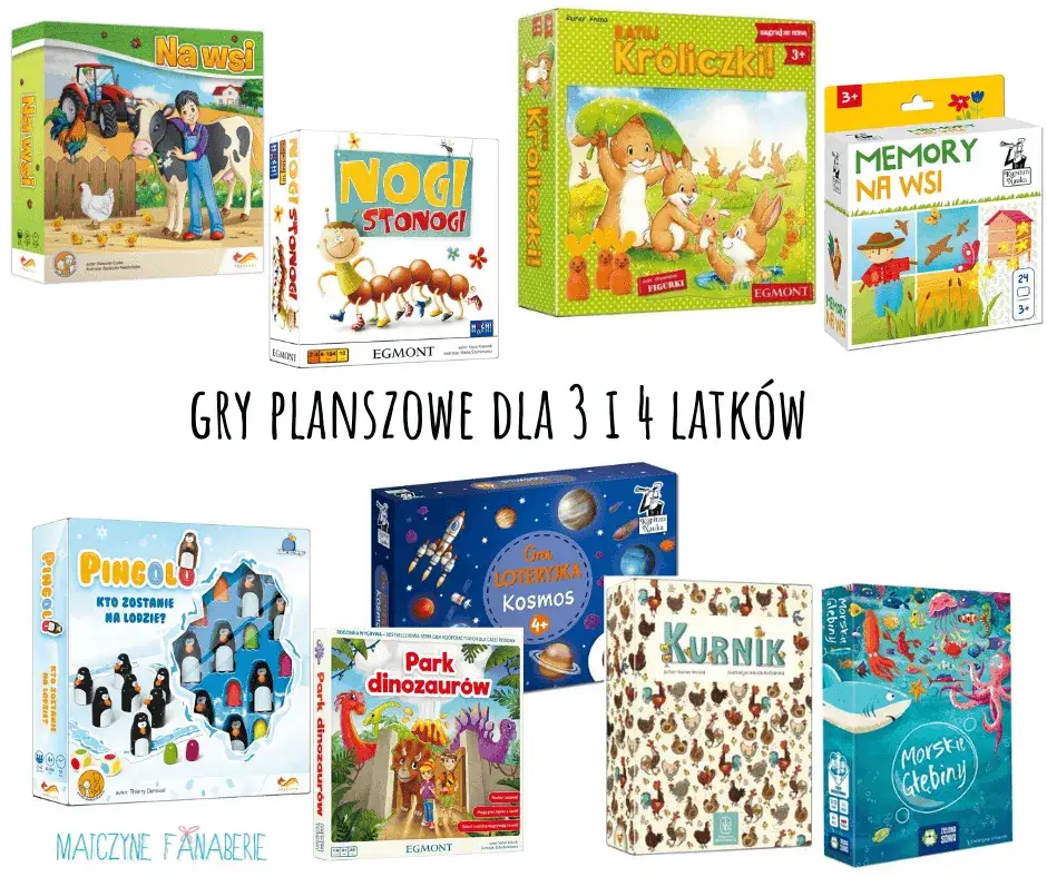 Najlepsze gry planszowe dla 4-latka: Rozwój i radość w 10-20 min