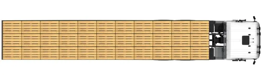 Ile palet zmieści się w naczepie 13,6 m? Sprawdź maksymalną pojemność