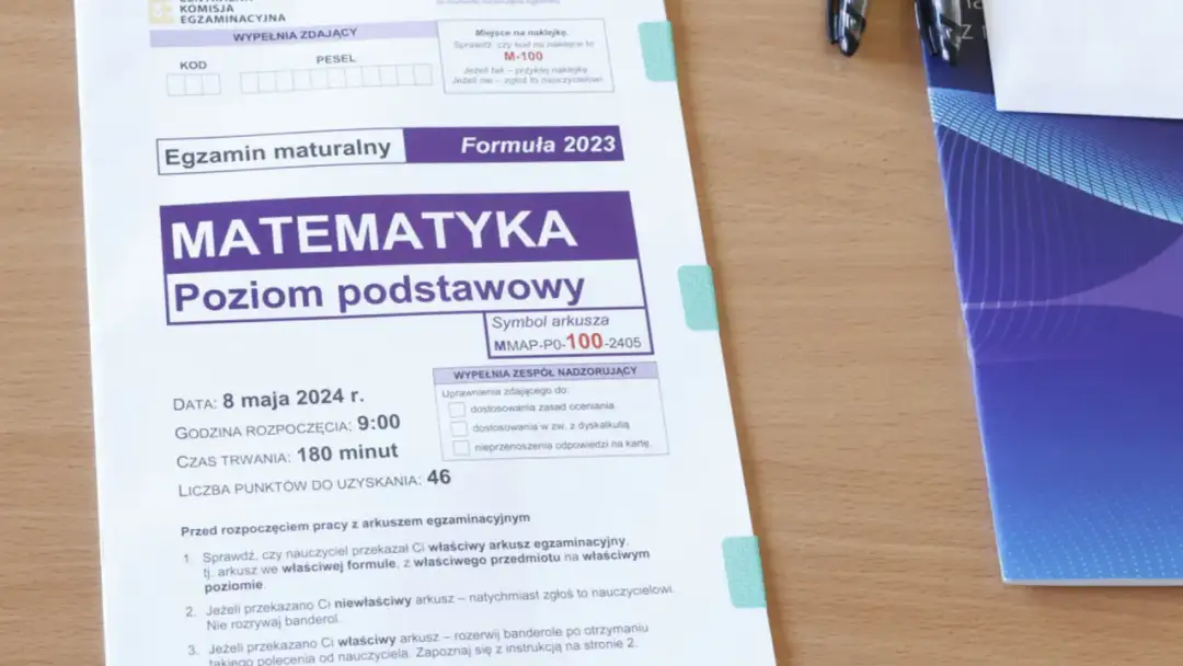 Ile punktów ma matura z matematyki? Poznaj maksymalną liczbę punktów
