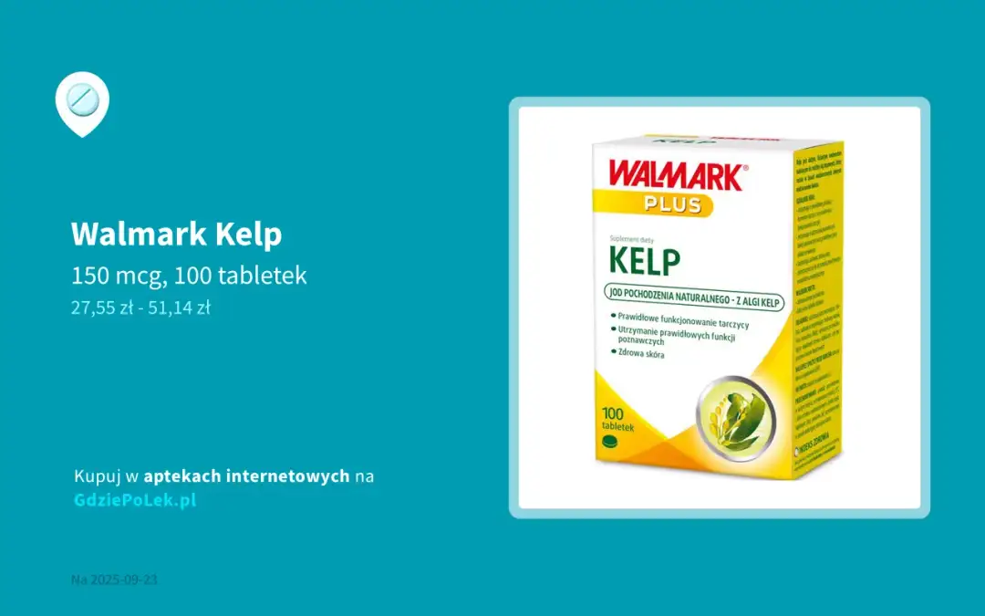 Czym są suplementy diety kelp - co warto o nich wiedzieć?