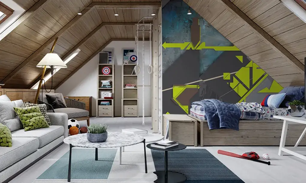 Jak urządzić pokoje na poddaszu młodzieżowe: praktyczne porady i inspiracje