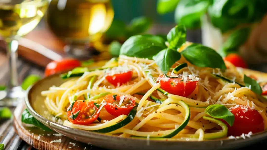 Makaron z pomidorami oraz cukinią: Przepis na letnie danie dla każdego