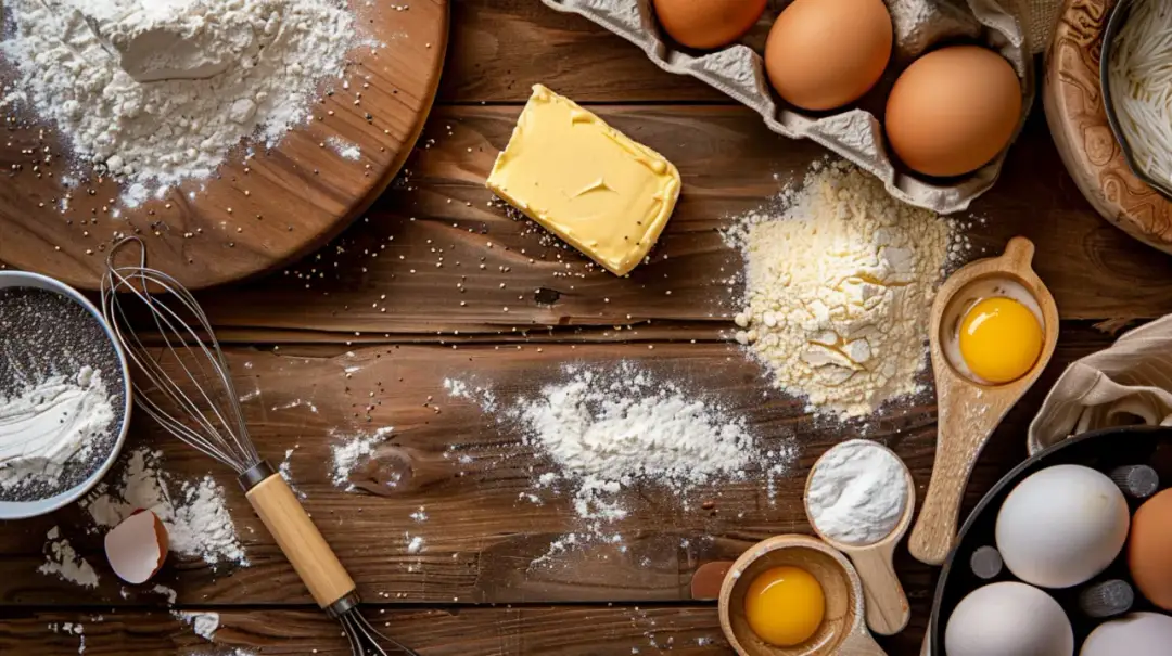 Szybkie ciasto z kremem z 2 jajek lub maku - proste wypieki