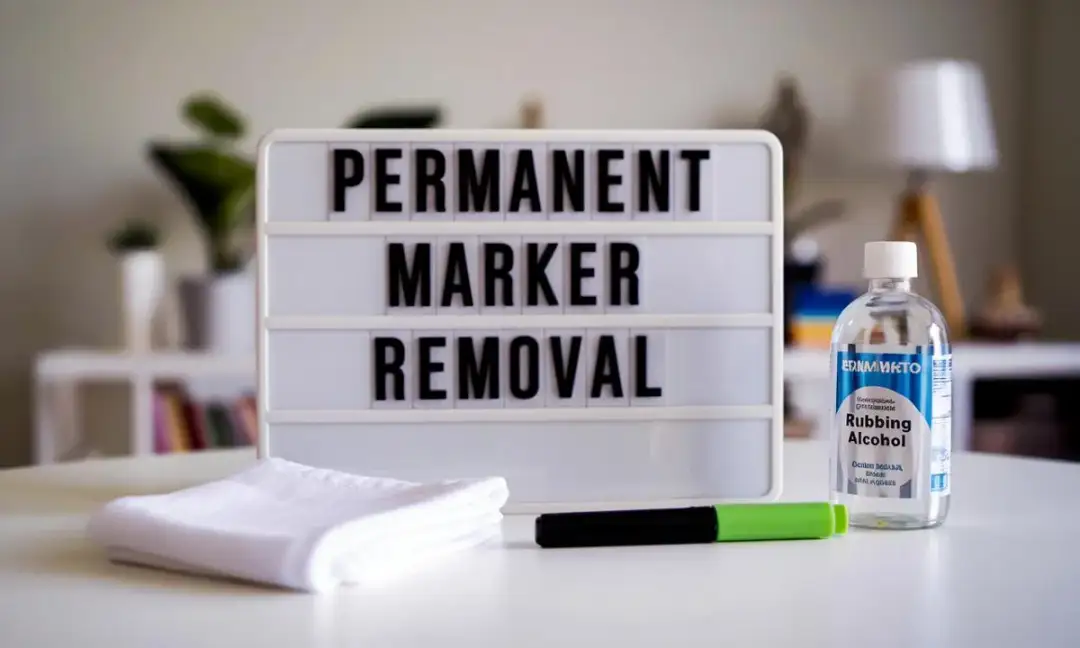 Skuteczne sposoby na to, czym zmyć marker permanentny z mebli