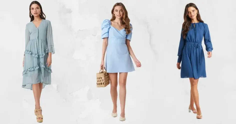 Błękitna sukienka: Odkryj sekrety perfekcyjnej stylizacji