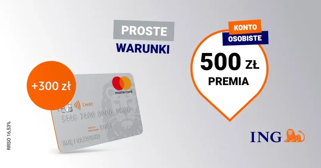 ING Promocja Konta z Kartą za Darmo i Zwrotem za Zakupy