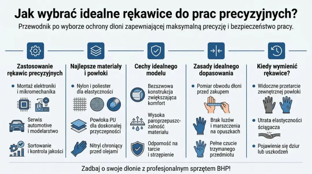 Rękawice do szlifowania - Jak wybrać bezpieczne i precyzyjne?