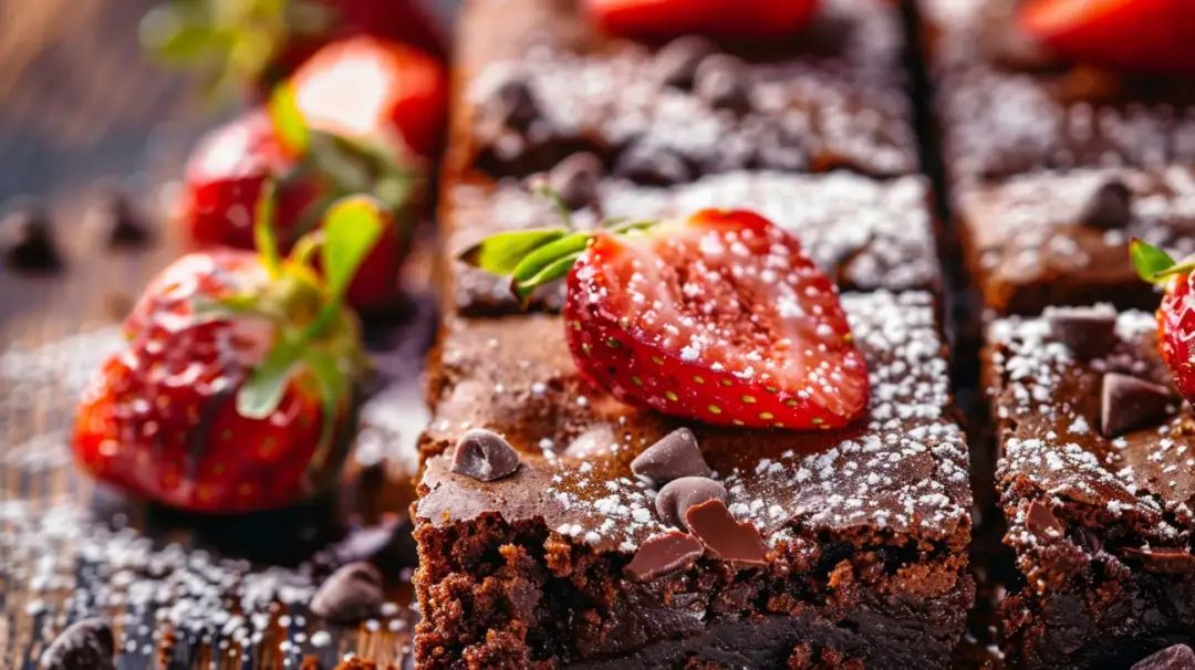 Browni z truskawkami: idealna słodycz z nutą owoców!