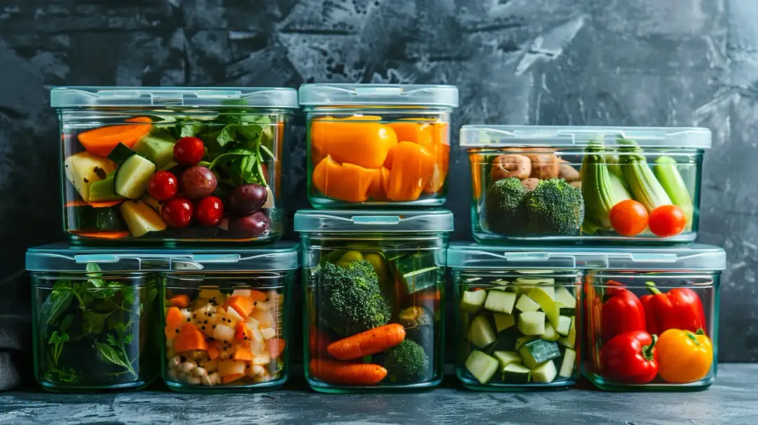 Ochrona świeżości produktów w szczelnym pojemniku na żywność