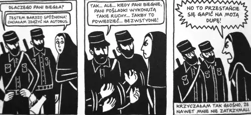 Persepolis - wstrząsająca historia młodej Iranki w formie komiksu