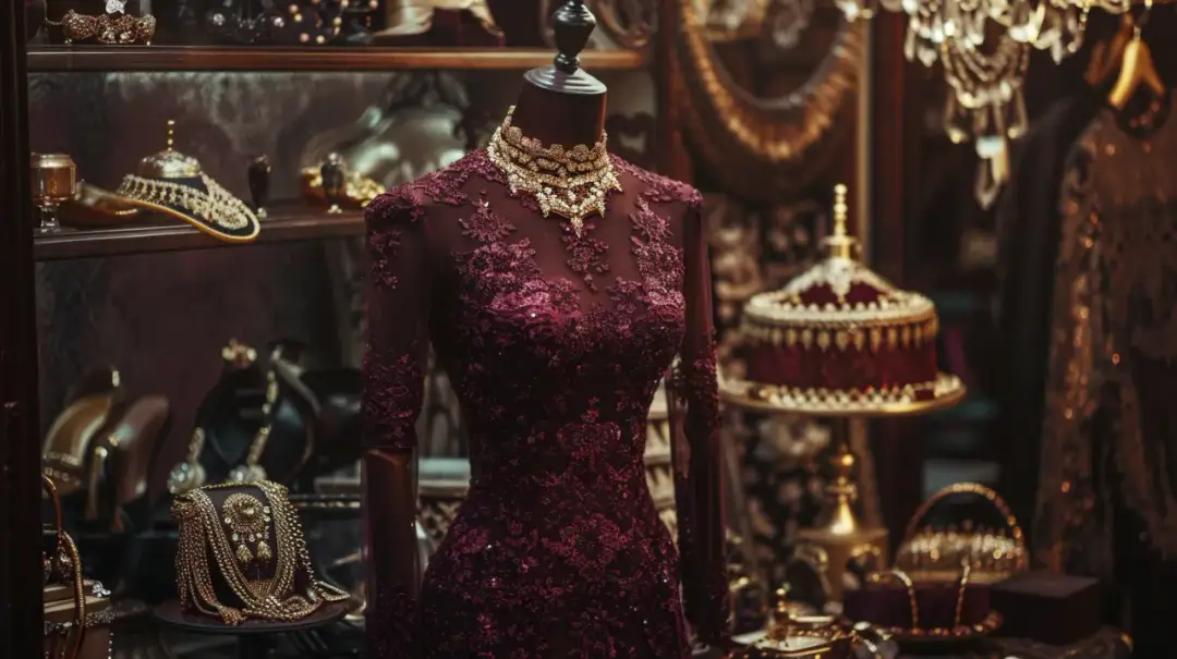 Bordowa sukienka koronkowa: jak nosić z klasą? 5 trików stylistek