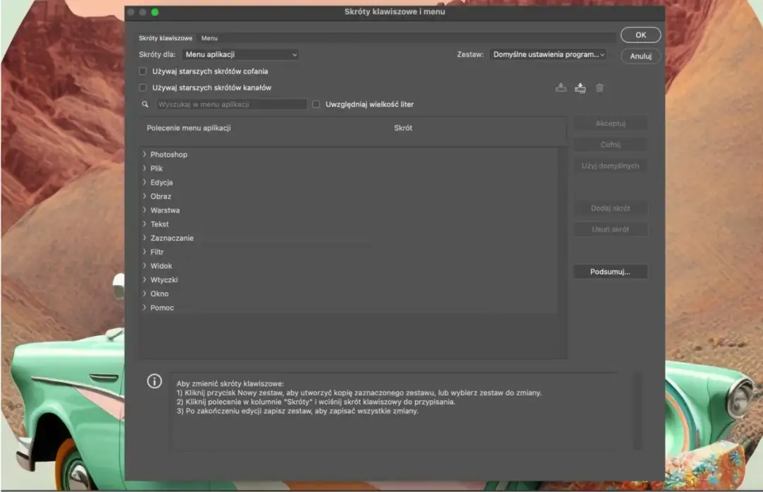 Photoshop: Jak cofać zmiany? Skróty, Historia i Migawki