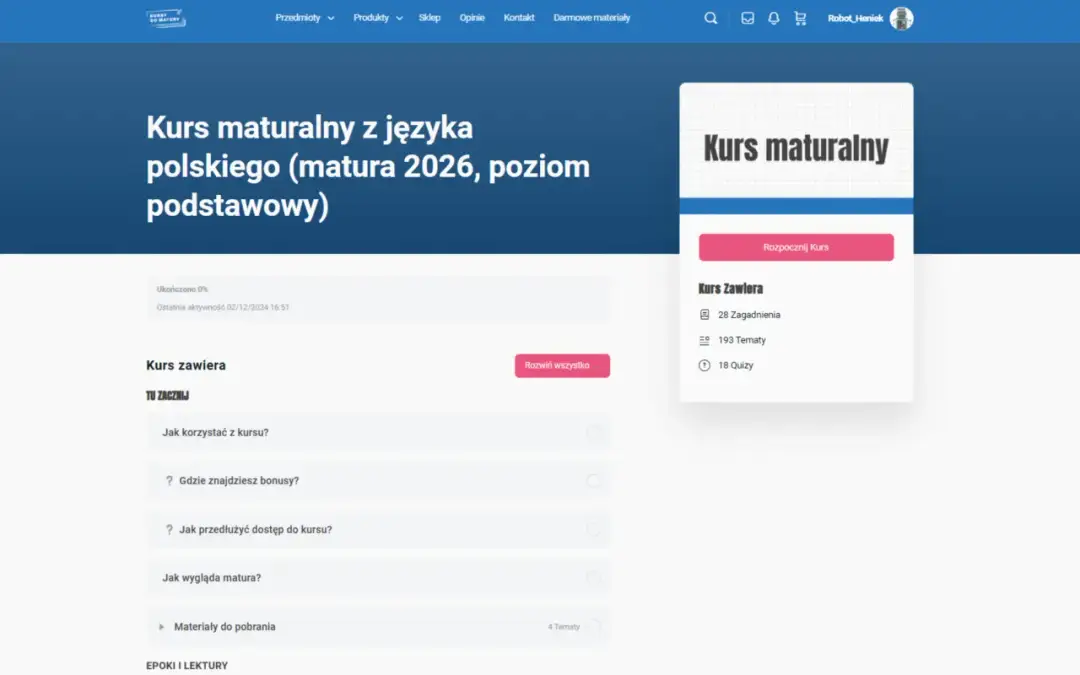 Polski literacki tekst kultury: klucz do matury? Analiza krok po kroku