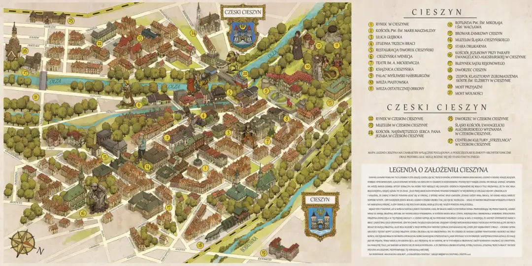 Co mówi mapa o atrakcjach cieszyńskiego tramwaju?