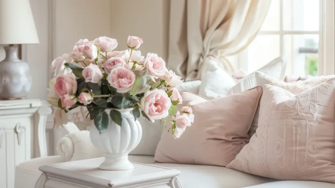Brudny róż: Delikatny i romantyczny odcień różu w aranżacji domu