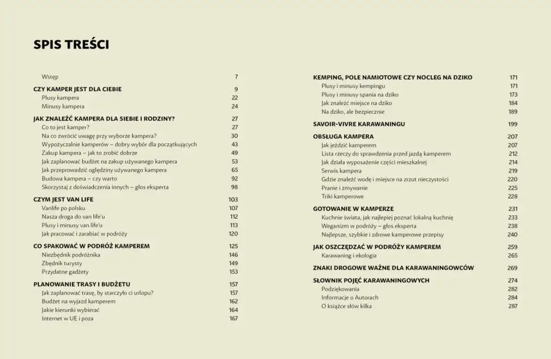 Spis treści: Czym jest van life, co zabrać do kampera, planowanie trasy i budżetu, gotowanie w kamperze, jak znaleźć kampera dla siebie i rodziny.