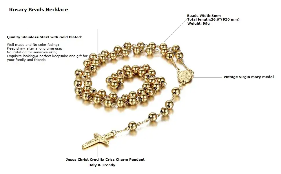 Wisiorek jak różaniec - elegancka biżuteria na każdą okazję