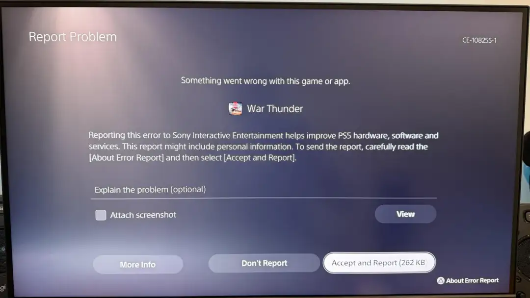 CE-108255-1 na PS5? Sprawdzone sposoby na błąd aplikacji