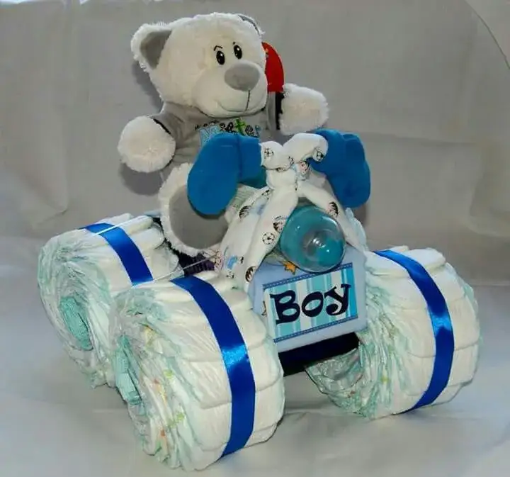 Jak zrobić rowerek z pampersów - proste instrukcje krok po kroku