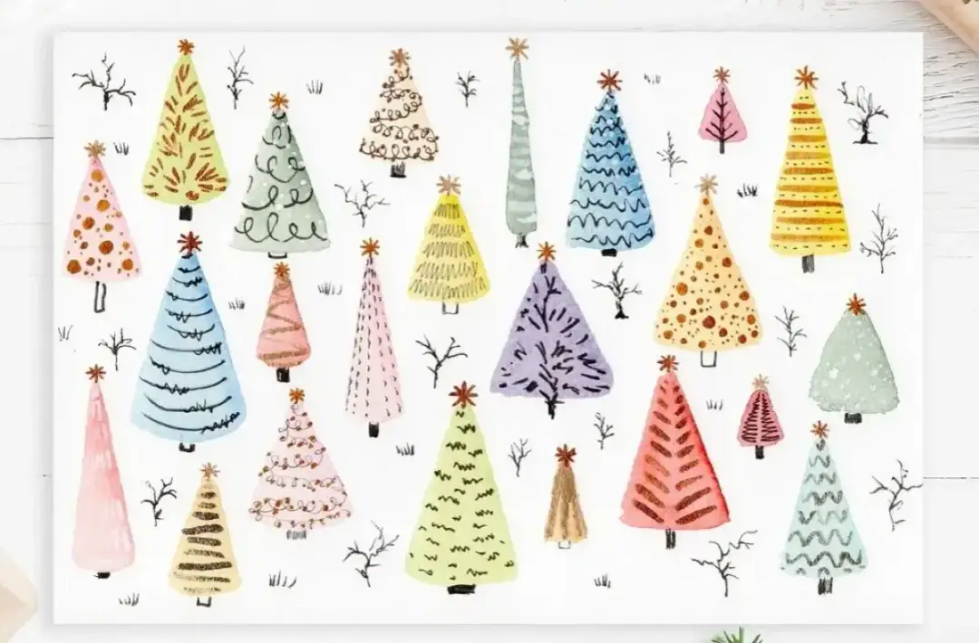 Weihnachtsbilder malen mit Kindern: Einfache Ideen & Anleitungen