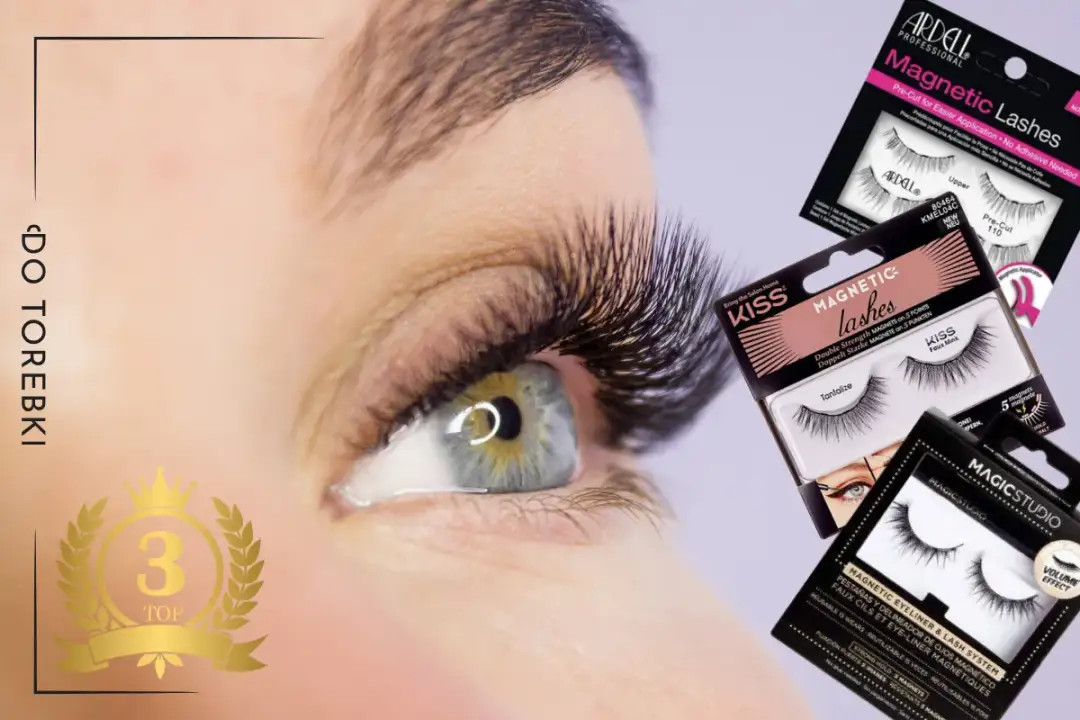 Piękne, długie rzęsy na oku i opakowania z napisem "Magnetic Lashes". Czy rzęsy magnetyczne są jednorazowe? Nie, są wielokrotnego użytku!