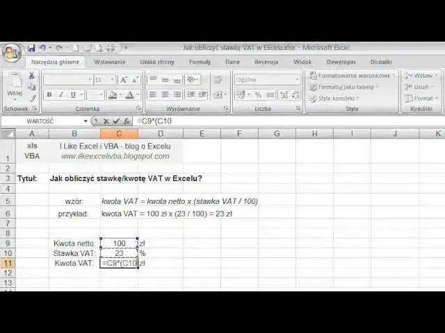Jak obliczyć cenę brutto w Excelu: Szybka metoda kalkulacji VAT