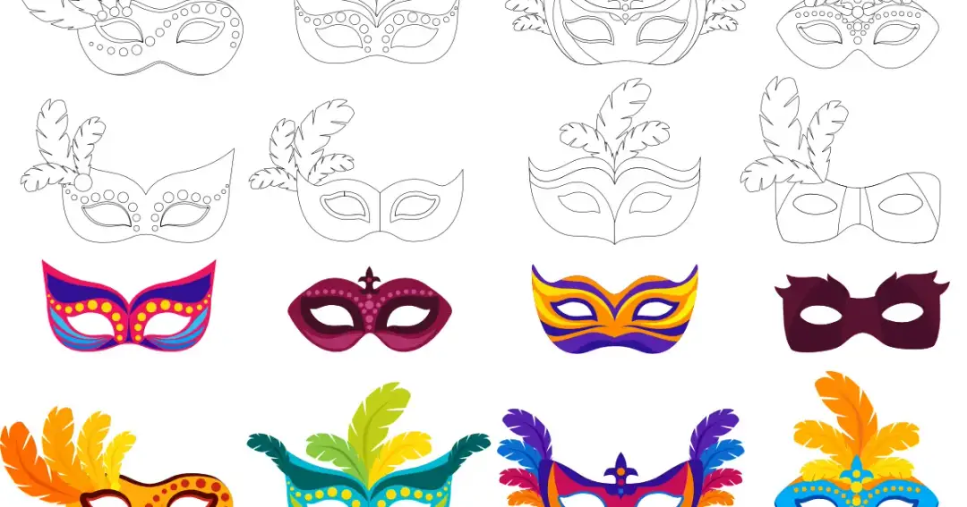 Darmowe kolorowanki maski na Halloween i inne kreatywne pomysły