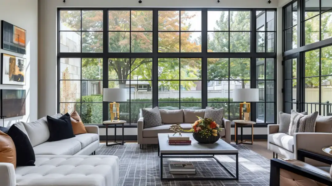 Okna antracytowe wewnątrz – Trendy, zalety i estetyka dla Twojego wnętrza