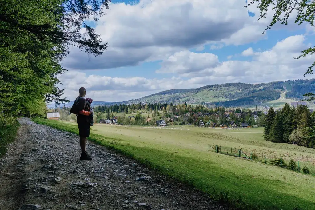 Droga pod Reglami - popularna trasa biegowa w Zakopanem