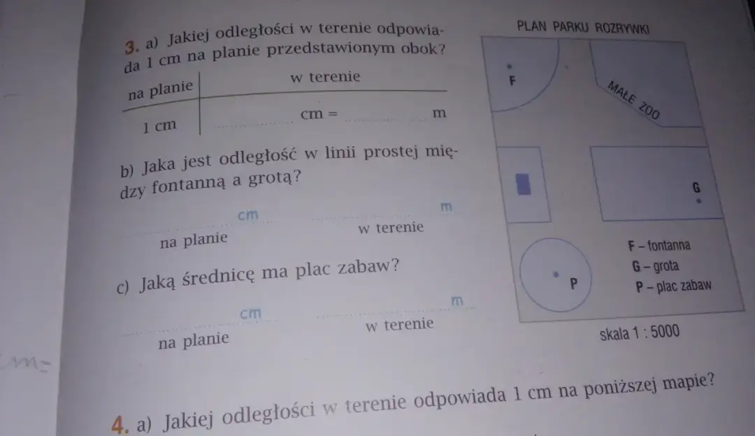 Jakiej odległości w terenie odpowiada 1cm na planie? Sprawdź to!